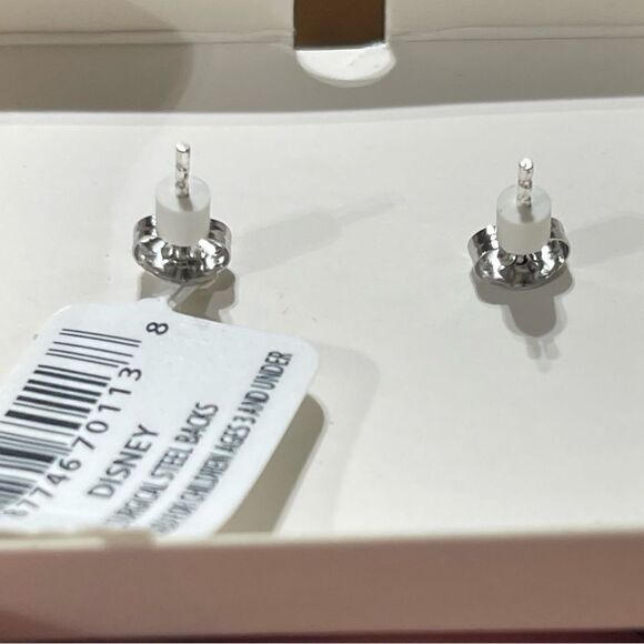 Disney Sterling Silver Minnie Mouse Earrings - Picture 7 of 8